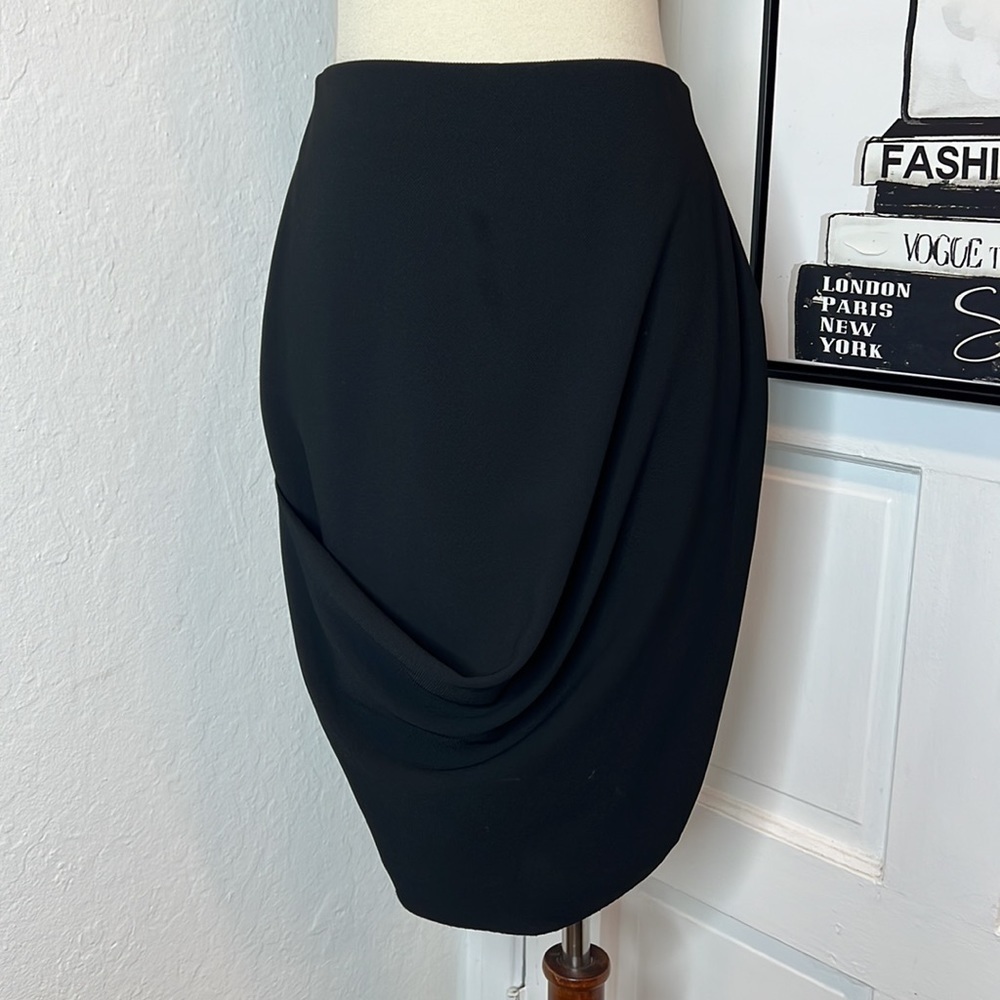 Emporio Armani Black Knee Length Skirt Size 40/4US